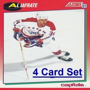 Al Iafrate Hockey Card Collection - 4 Card Set
